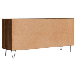 TV-benk brun eik 103,5x30x50 cm konstruert tre