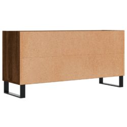 TV-benk brun eik 103,5x30x50 cm konstruert tre