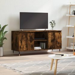 TV-benk røkt eik 104x35x50 cm konstruert tre