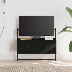 TV-benk veggmontert svart 60,5x30x51 cm konstruert tre