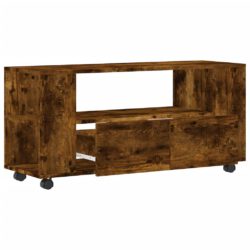 TV-benk røkt eik 102×34,5×43 cm konstruert tre