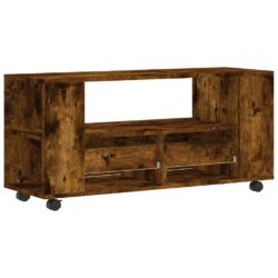 TV-benk røkt eik 102×34,5×43 cm konstruert tre