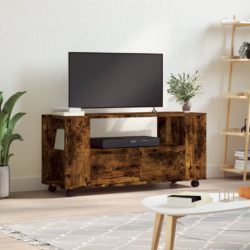 TV-benk røkt eik 102×34,5×43 cm konstruert tre