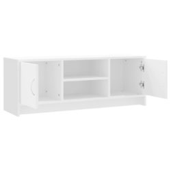 TV-benk svart 102x30x37,5 cm konstruert tre