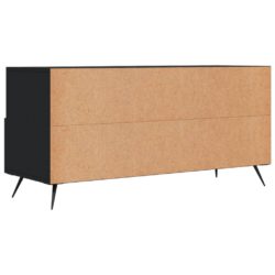 TV-benk svart 102x36x50 cm konstruert tre