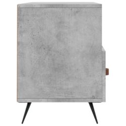 TV-benk betonggrå 120x35x48 cm konstruert tre