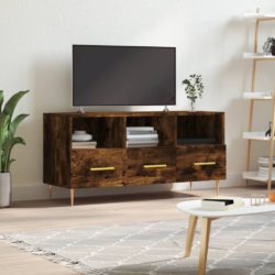 TV-benk røkt eik 102x36x50 cm konstruert tre