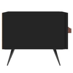 TV-benk svart 150x36x30 cm konstruert tre