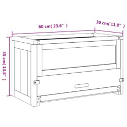 Hamsterbur 60x30x35 cm heltre gran