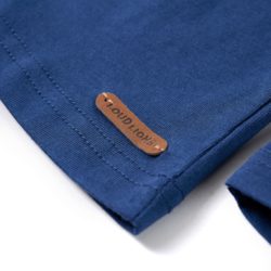 for barn med lange ermer jeans marineblå 128