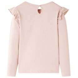 for barn med lange ermer rosa 128