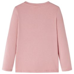 for barn med lange ermer rosa 104