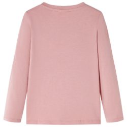 for barn med lange ermer rosa 116