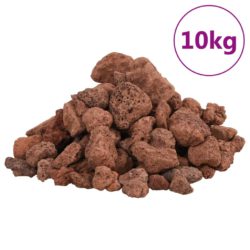 Lavasteiner 10 kg rød 1-2 cm