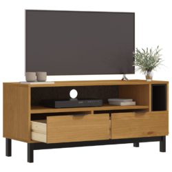 TV-benk FLAM 110x40x50 cm heltre furu