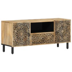 TV-benk 105x33x46 cm heltre mango