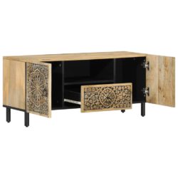 TV-benk 105x33x46 cm heltre mango