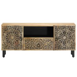 TV-benk 105x33x46 cm heltre mango