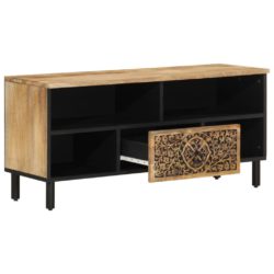 TV-benk 100x33x46 cm heltre mango