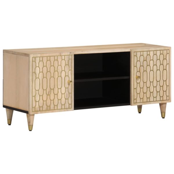 TV-benk 105x33x46 cm heltre mango