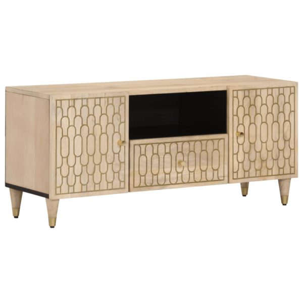 TV-benk 105x33x46 cm heltre mango