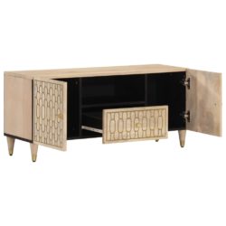 TV-benk 105x33x46 cm heltre mango