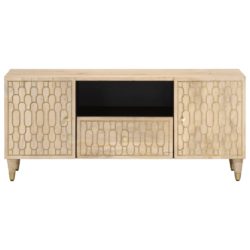 TV-benk 105x33x46 cm heltre mango