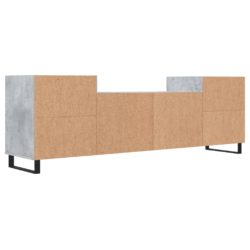 TV-benk betonggrå 160x35x55 cm konstruert tre