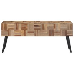 Benk 110x35x45 cm gjenvunnet heltre teak