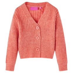 for barn strikket medium rosa 128