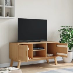 TV-benk OLDEN brun 114x43x57 cm heltre furu