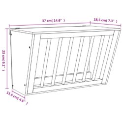 Høymater for kanin 37×18,5×23 cm heltre gran