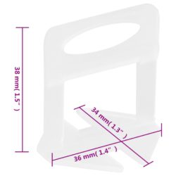 Flisklipssystem 500 kiler 2500 klips 1 mm