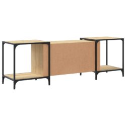 TV-benk sonoma eik 153x37x50 cm konstruert tre