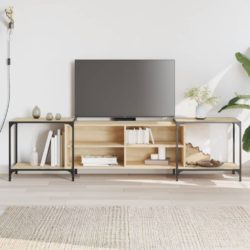 TV-benk sonoma eik 203x37x50 cm konstruert tre