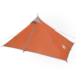 Campingtelt tipi 1 person oransje vanntett