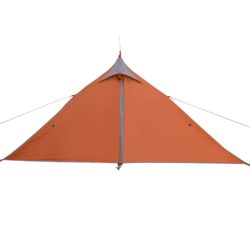 Campingtelt tipi 1 person oransje vanntett