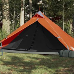 Campingtelt tipi 1 person oransje vanntett