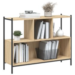 Bokhylle sonoma eik 102x28x77,5 cm konstruert tre