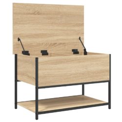 Oppbevaringsbenk sonoma eik 70×42,5×47 cm konstruert tre