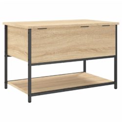 Oppbevaringsbenk sonoma eik 70×42,5×47 cm konstruert tre