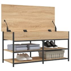 Skoskap sonoma eik 100×42,5×50 cm konstruert tre