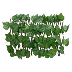 Utvidbart espalier kunstige drueblader grønn 180×20 cm