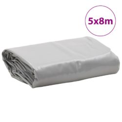 Presenning grå 5×8 m 650 g/m²