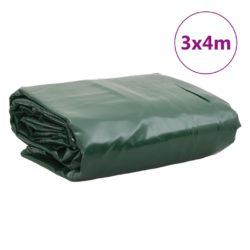 Presenning grønn 3×4 m 650 g/m²