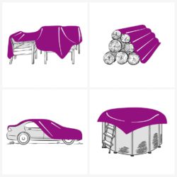 Presenning grønn 4×4 m 650 g/m²