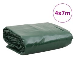 Presenning grønn 4×7 m 650 g/m²