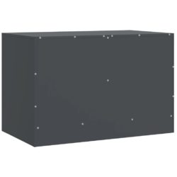 TV-benker 2 stk antrasitt 67x39x44 cm stål