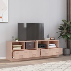 TV-benker 2 stk rosa 67x39x44 cm stål