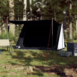 Campingtelt for 2 personer hvit blendingsstoff vanntett